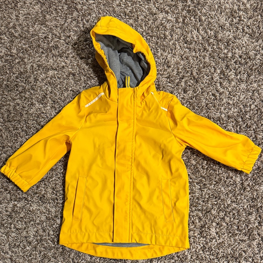 Cat & Jack Sunny Yellow Kids Raincoat